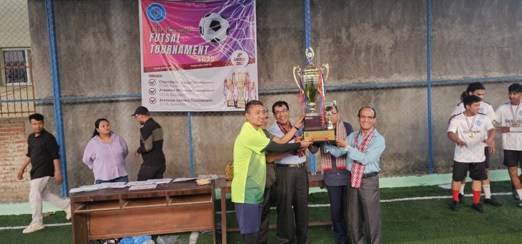 अन्तर क्वाइनोनिया फुटसल २०२५ सम्पन्न: पाटन मण्डलीको लगातार तेस्रो उपाधि