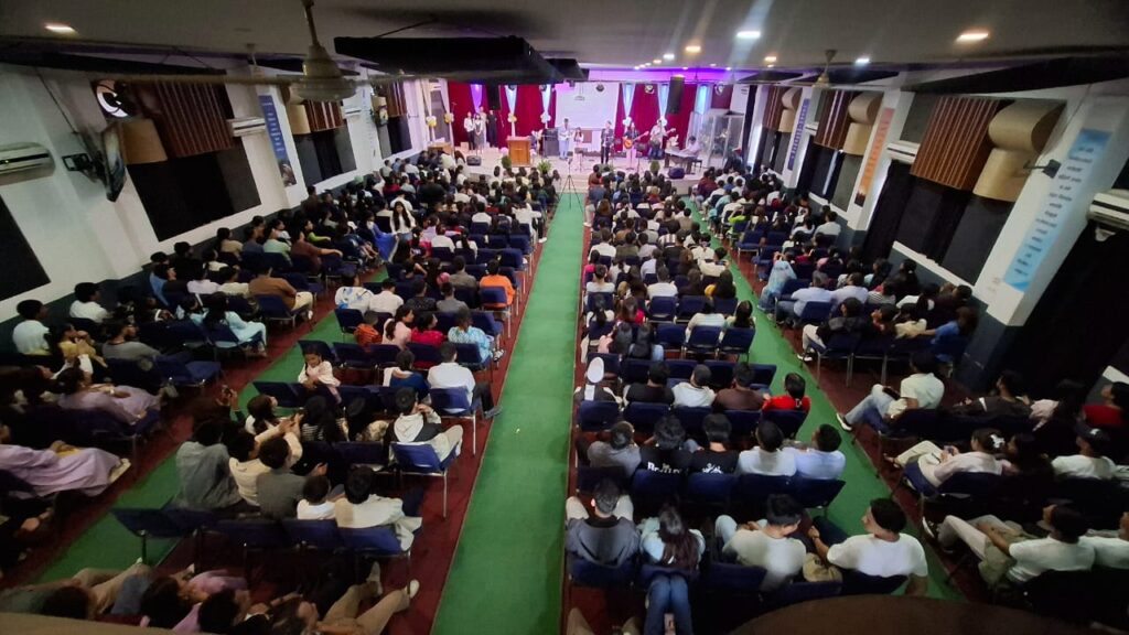 क्वाइनोनिया संयुक्त जवान संगतिद्वारा अर्धवार्षिक संयुक्त जवान संगति सम्पन्न